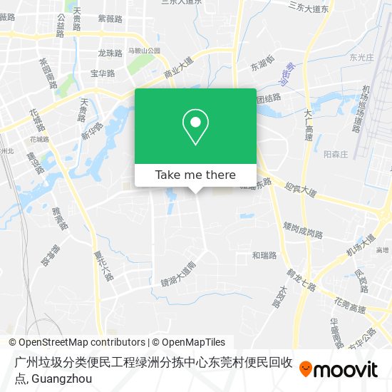 广州垃圾分类便民工程绿洲分拣中心东莞村便民回收点 map