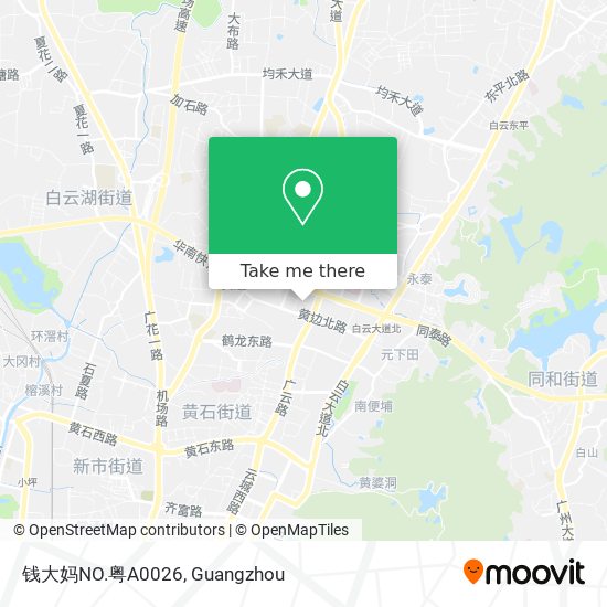 钱大妈NO.粤A0026 map