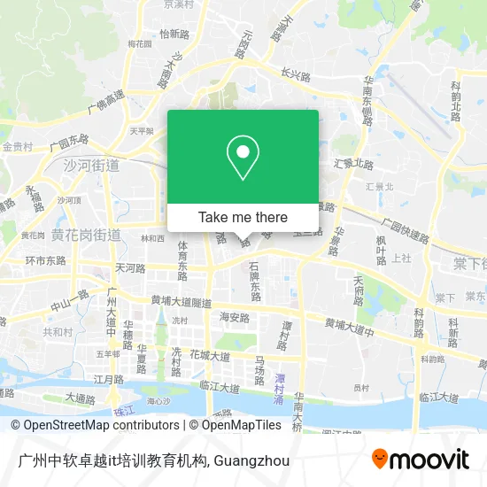 广州中软卓越it培训教育机构 map