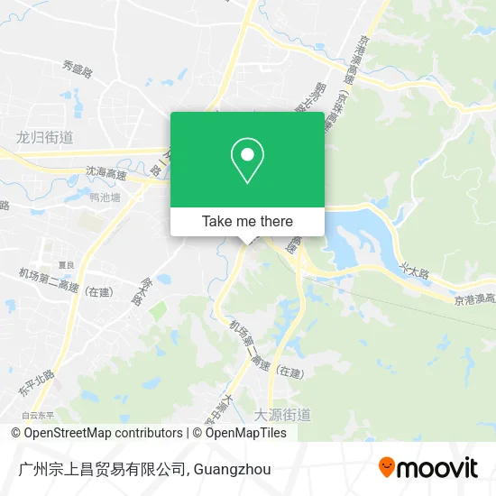广州宗上昌贸易有限公司 map