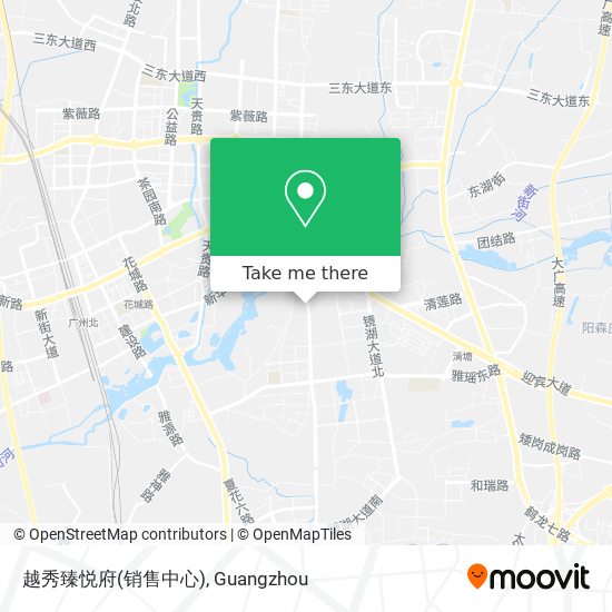 越秀臻悦府(销售中心) map