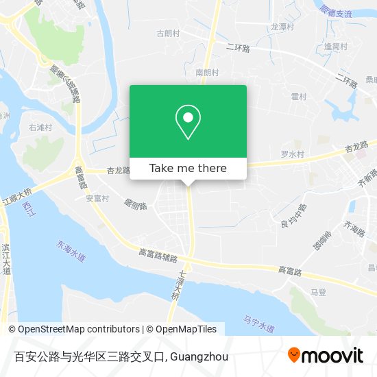 百安公路与光华区三路交叉口 map