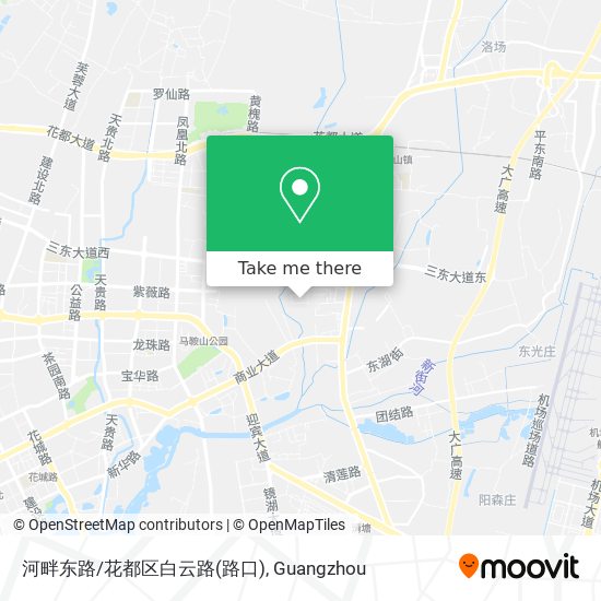河畔东路/花都区白云路(路口) map