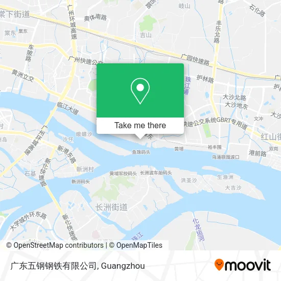 广东五钢钢铁有限公司 map