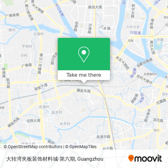 大转湾夹板装饰材料城-第六期 map