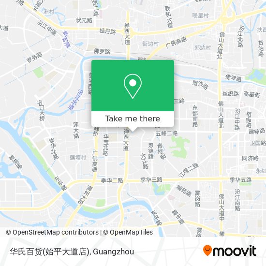 华氏百货(始平大道店) map