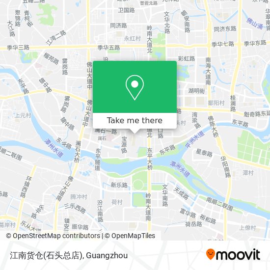 江南货仓(石头总店) map