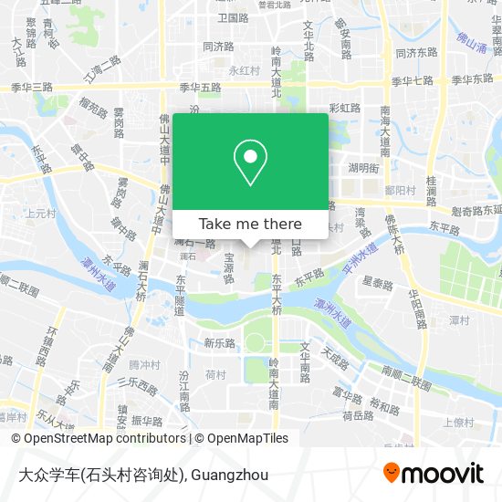 大众学车(石头村咨询处) map