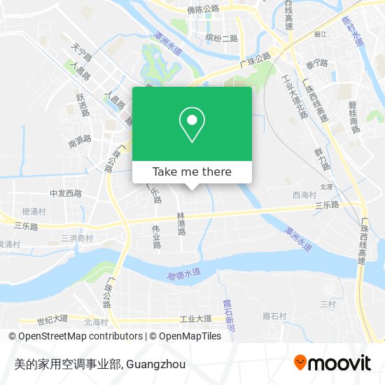 美的家用空调事业部 map