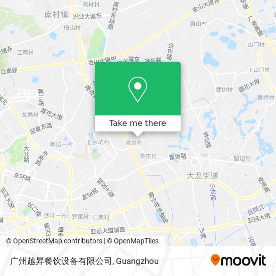 广州越昇餐饮设备有限公司 map