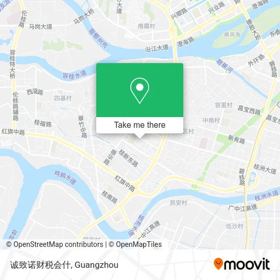 诚致诺财税会什 map