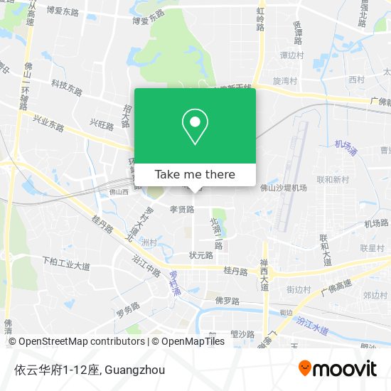 依云华府1-12座 map