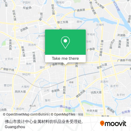 佛山市质计中心金属材料纺织品业务受理处 map