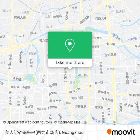 美人記砂锅串串(西约市场店) map