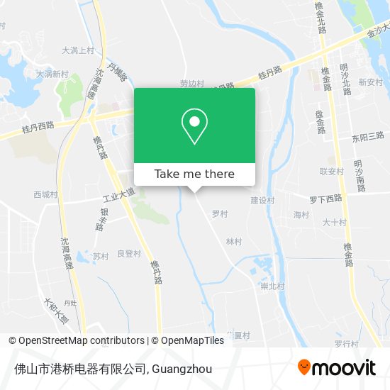 佛山市港桥电器有限公司 map