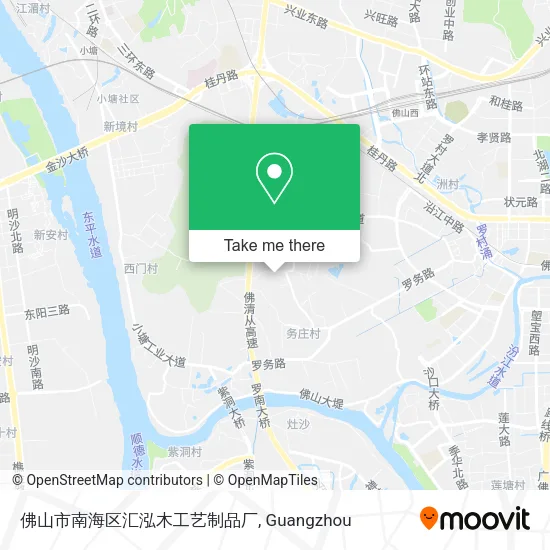 佛山市南海区汇泓木工艺制品厂 map