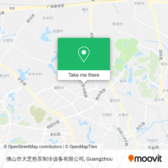 佛山市大芝热泵制冷设备有限公司 map