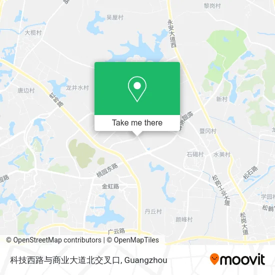 科技西路与商业大道北交叉口 map