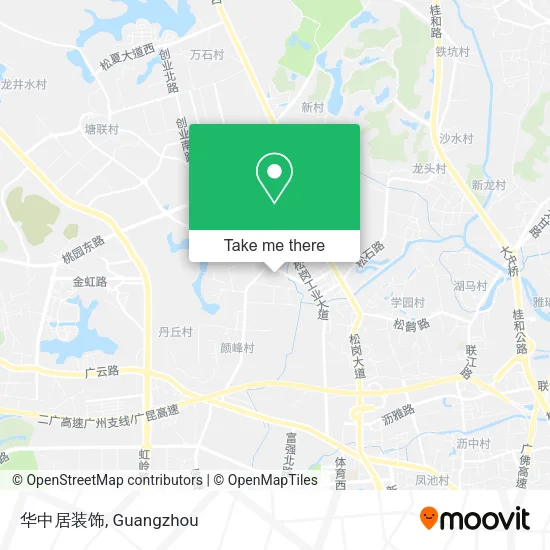 华中居装饰 map