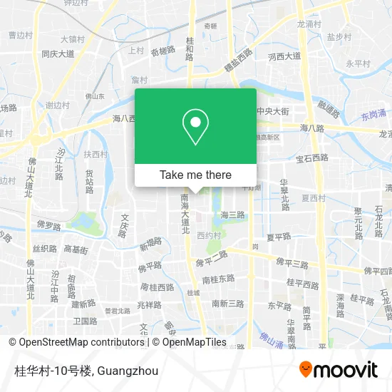 桂华村-10号楼 map