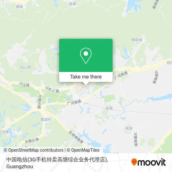 中国电信(3G手机特卖高塘综合业务代理店) map