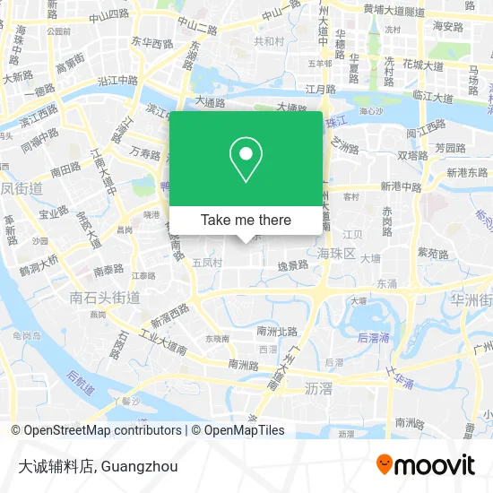大诚辅料店 map
