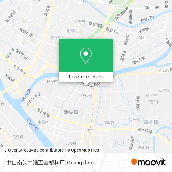 中山南头中浩五金塑料厂 map