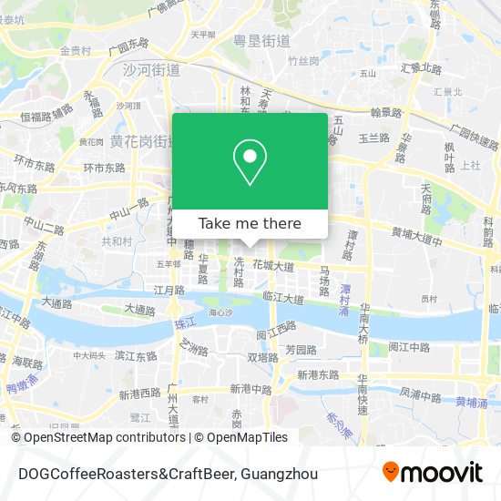 DOGCoffeeRoasters&CraftBeer map