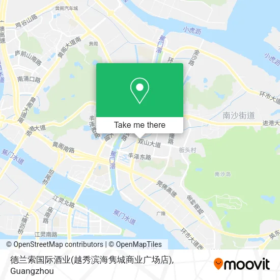 德兰索国际酒业(越秀滨海隽城商业广场店) map