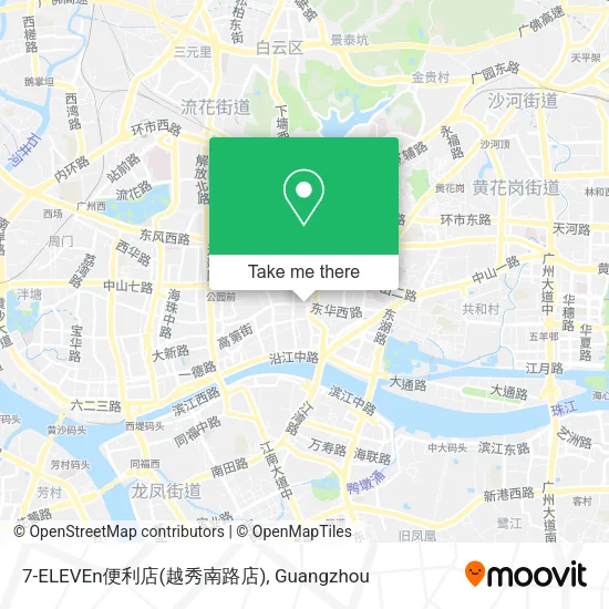 7-ELEVEn便利店(越秀南路店) map