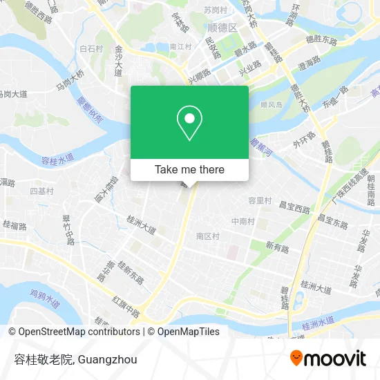 容桂敬老院 map