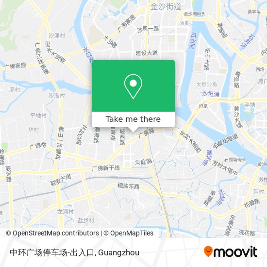 中环广场停车场-出入口 map