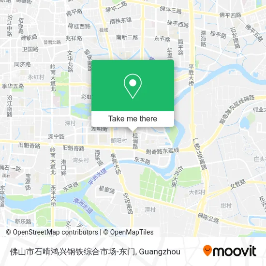 佛山市石啃鸿兴钢铁综合市场-东门 map