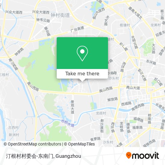 汀根村村委会-东南门 map
