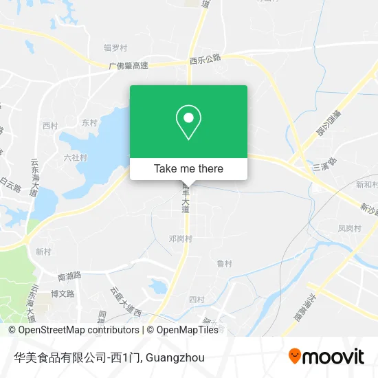 华美食品有限公司-西1门 map
