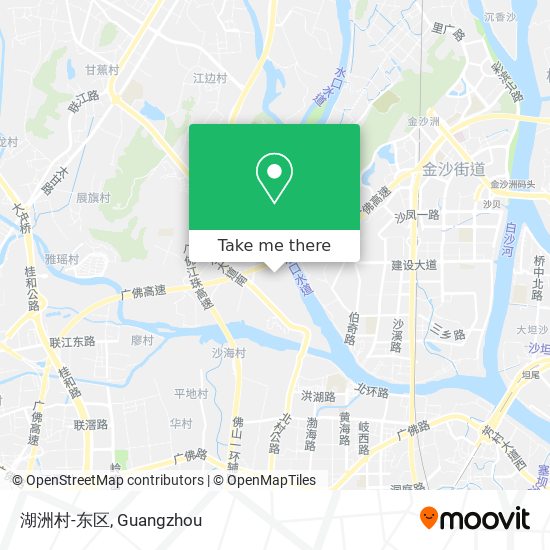 湖洲村-东区 map