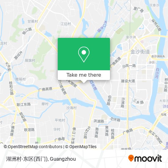 湖洲村-东区(西门) map