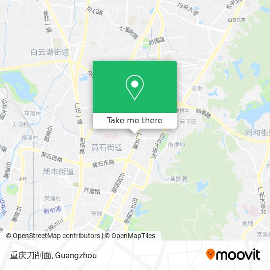 重庆刀削面 map