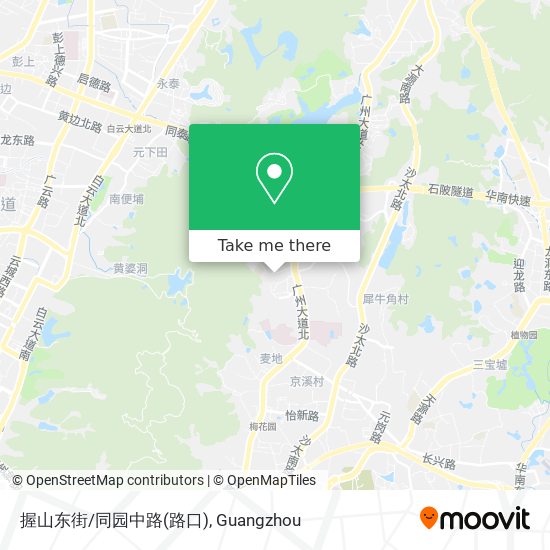 握山东街/同园中路(路口) map