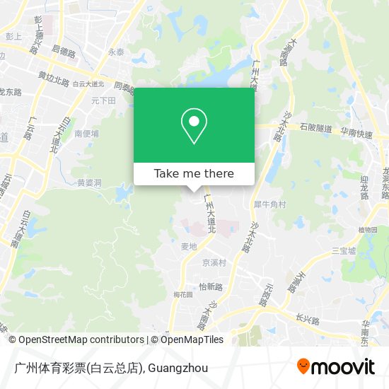 广州体育彩票(白云总店) map