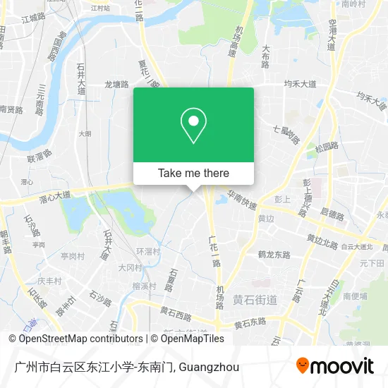 广州市白云区东江小学-东南门 map