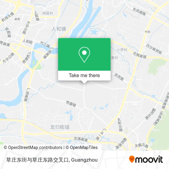 草庄东街与草庄东路交叉口 map