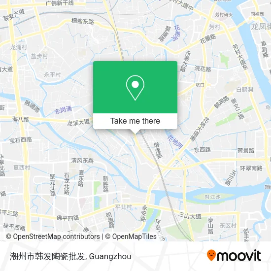 潮州市韩发陶瓷批发 map