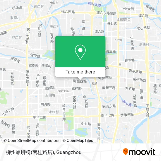 柳州螺蛳粉(南桂路店) map