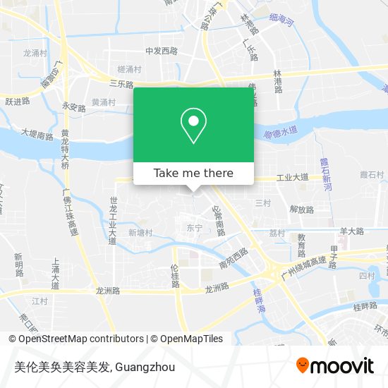 美伦美奂美容美发 map