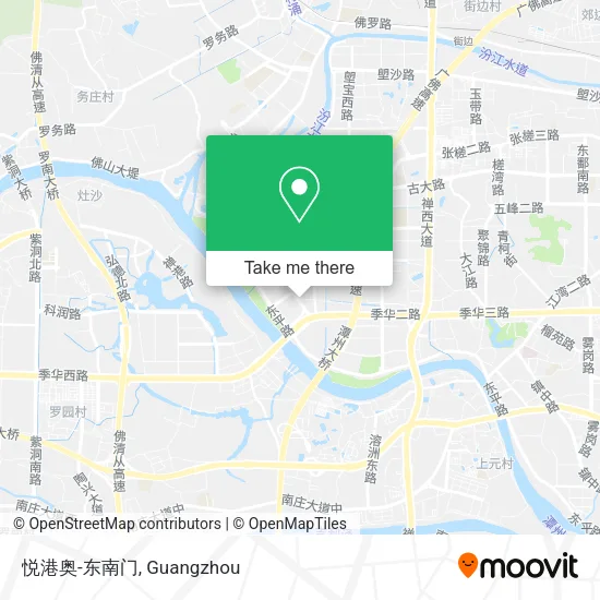 悦港奥-东南门 map