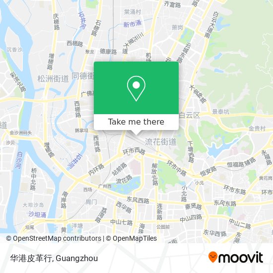 华港皮革行 map