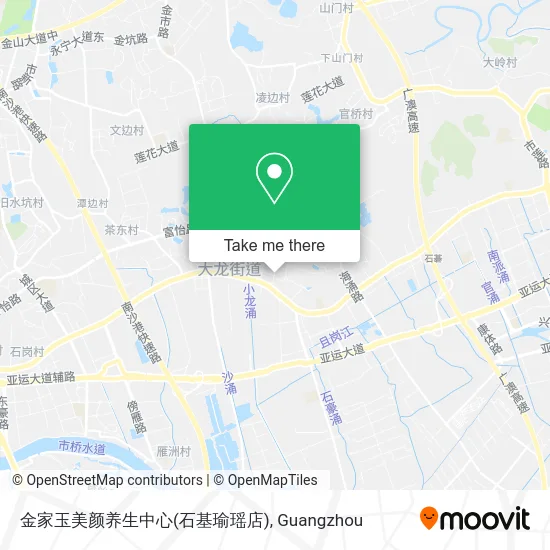 金家玉美颜养生中心(石基瑜瑶店) map