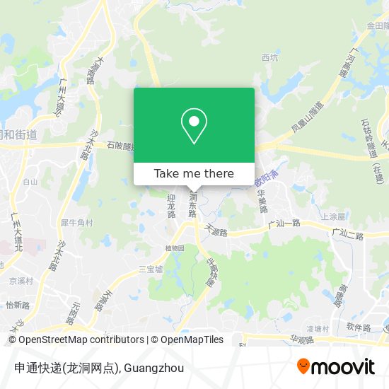 申通快递(龙洞网点) map