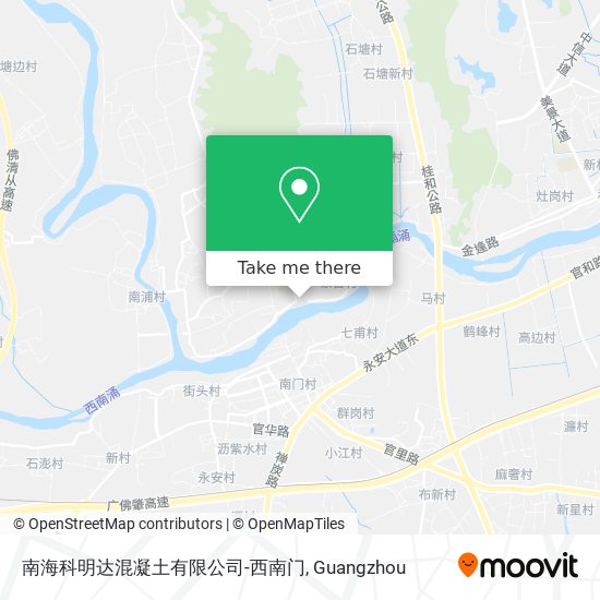 南海科明达混凝土有限公司-西南门 map